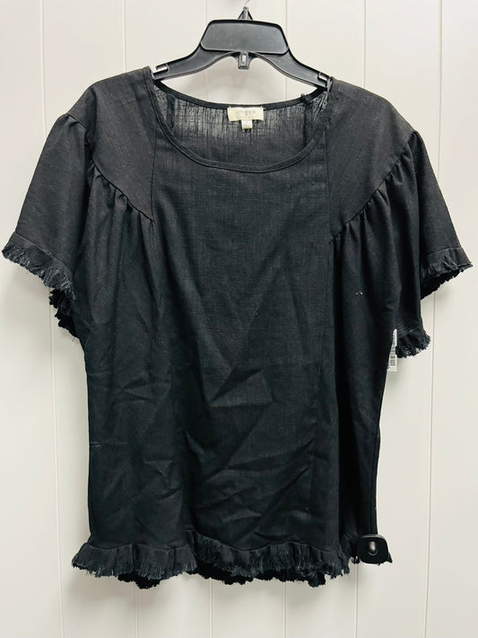 Black Top Short Sleeve Umgee, Size S