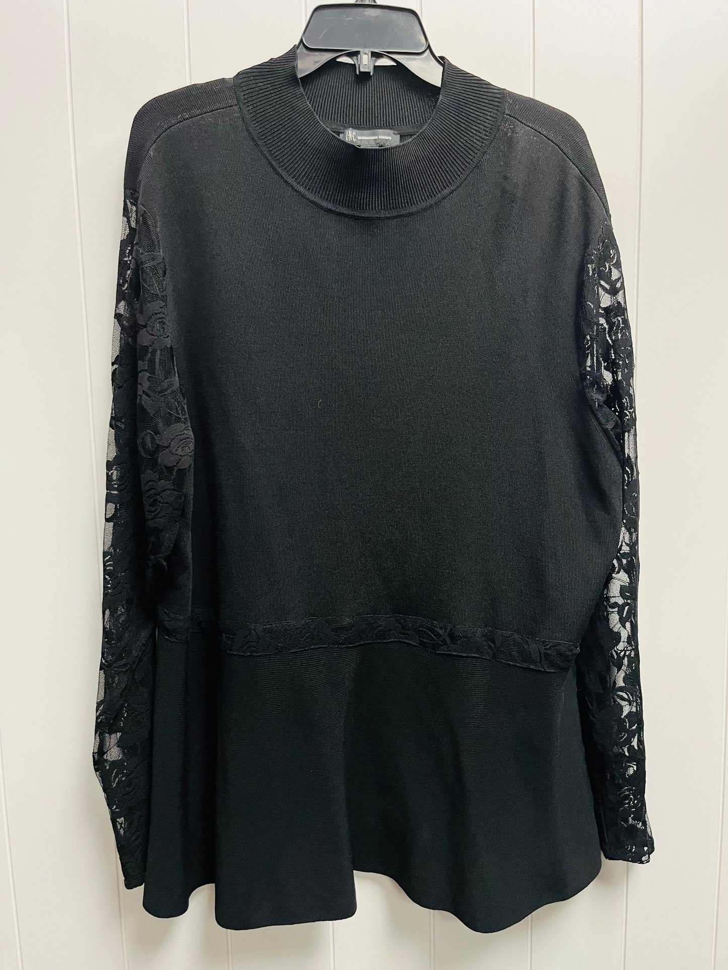 Black Top Long Sleeve Inc, Size 3x