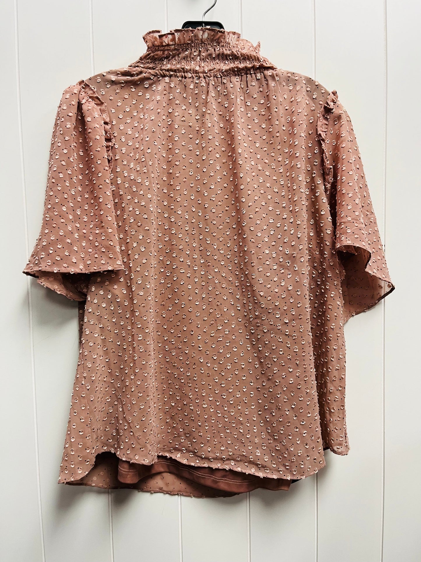 Mauve Top Short Sleeve Anthropologie, Size S