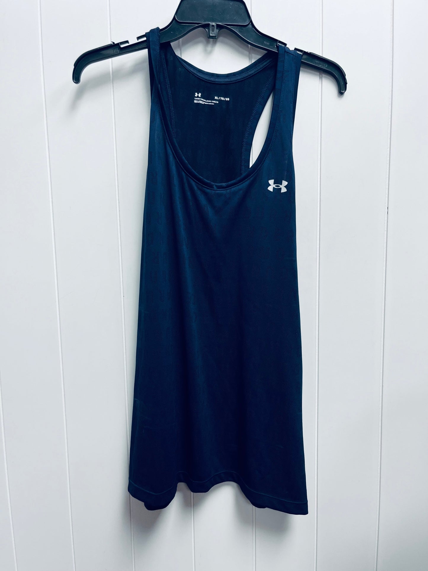 Navy Athletic Tank Top Under Armour, Size Xl