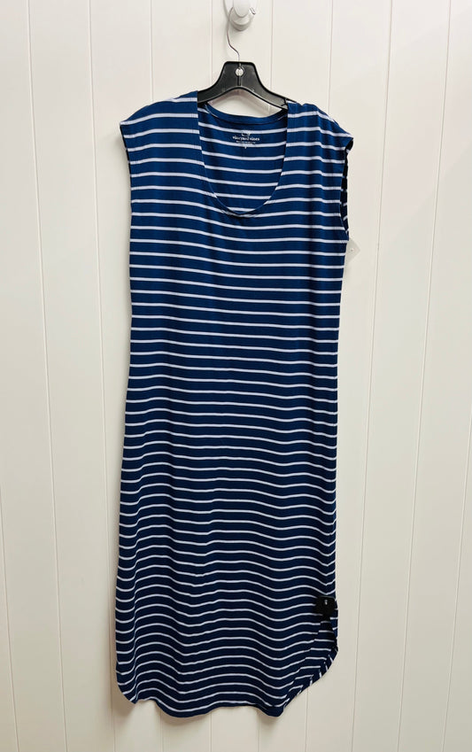 Dress Casual Maxi By Vineyard Vines In Blue, Size: S