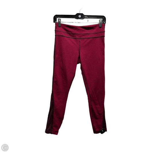 Athletic Leggings By Lululemon In Red, Size: 6