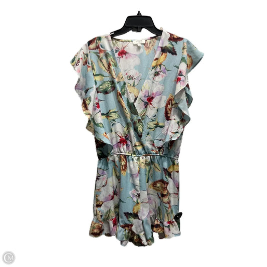 Romper By Umgee In Blue & Red, Size: M