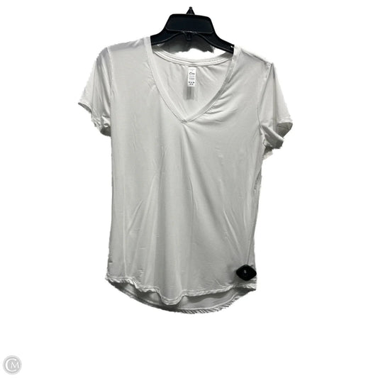 Athletic Top Short Sleeve By Zyia In White, Size: S