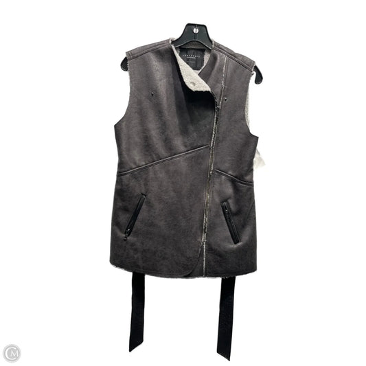 Vest Faux Fur & Sherpa By Sanctuary In Grey, Size: Xs