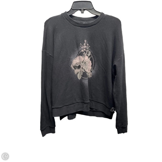 Sweatshirt Designer By All Saints In Black & Pink, Size: Xs