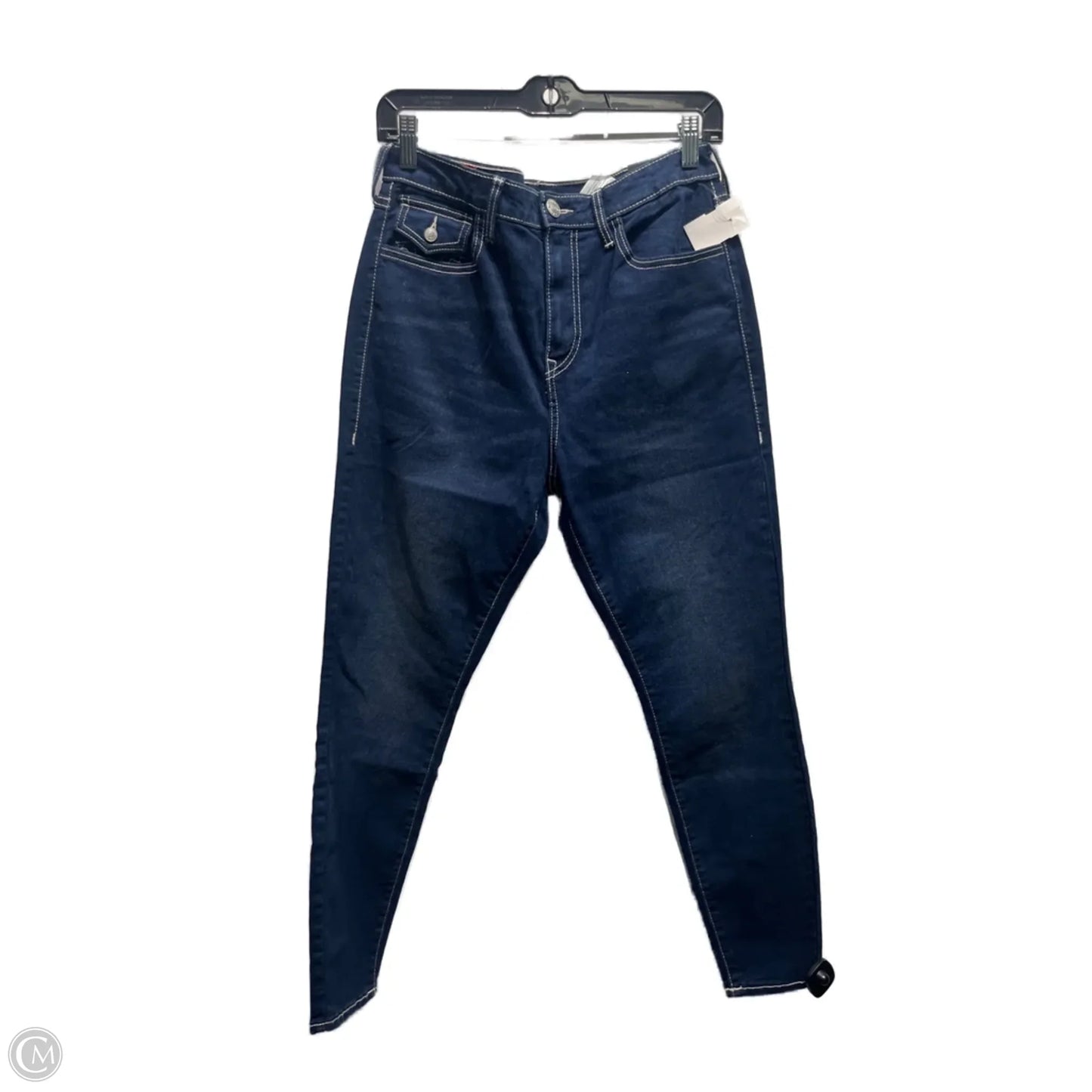 Jeans Skinny By True Religion In Blue Denim, Size: 8