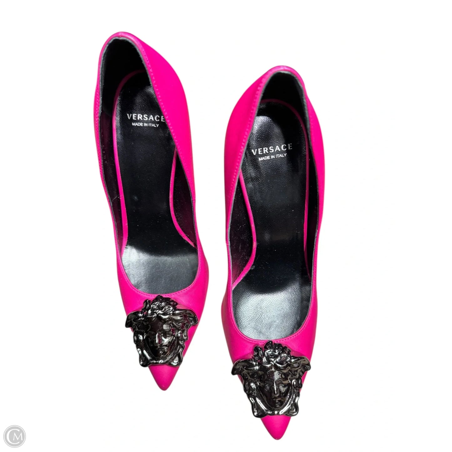 Shoes Luxury Designer By Versace In Pink, Size: 6