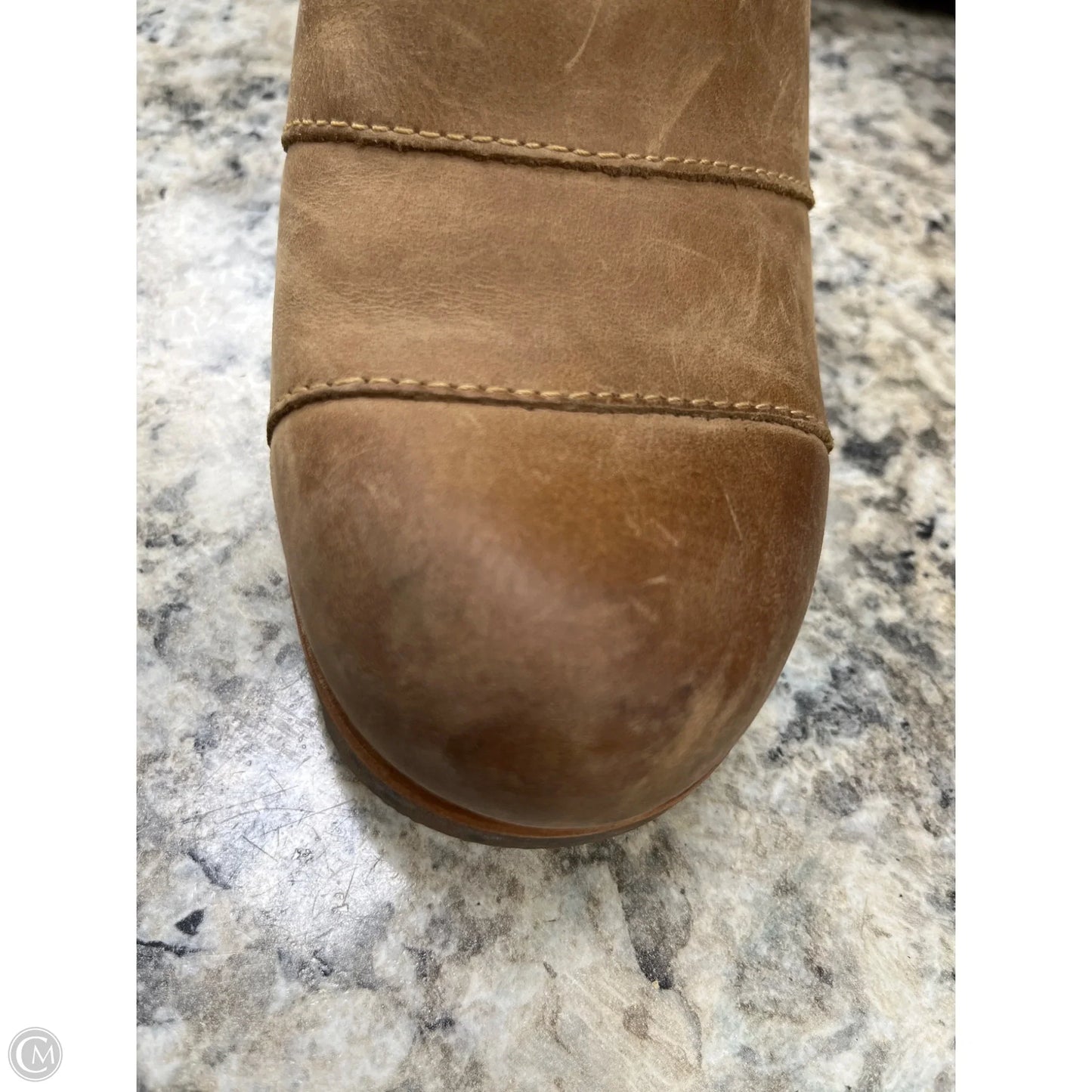 Boots Ankle Heels By Sorel In Tan, Size: 7