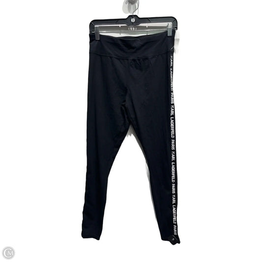 Pantyhose Designer By Karl Lagerfeld In Black & White, Size: S