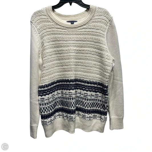 Sweater By Tommy Hilfiger In Cream, Size: Xl