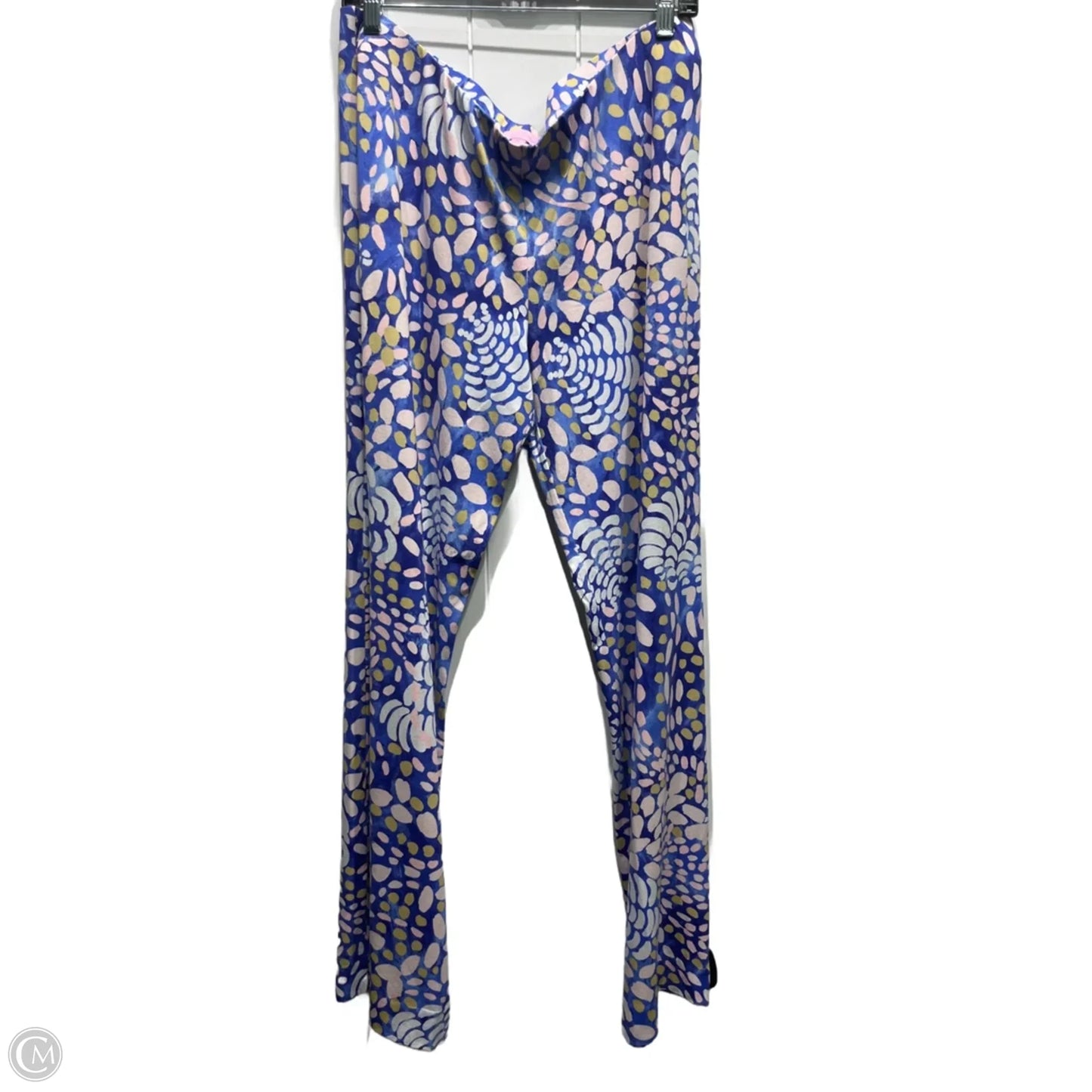 Pants Designer By Lilly Pulitzer In Blue & Pink, Size: Xl
