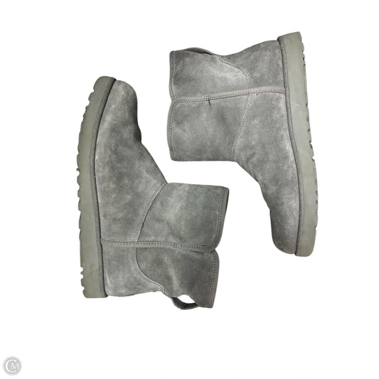 Boots Designer By Ugg In Grey, Size: 10