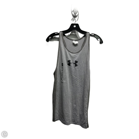 Athletic Tank Top By Under Armour In Grey, Size: S
