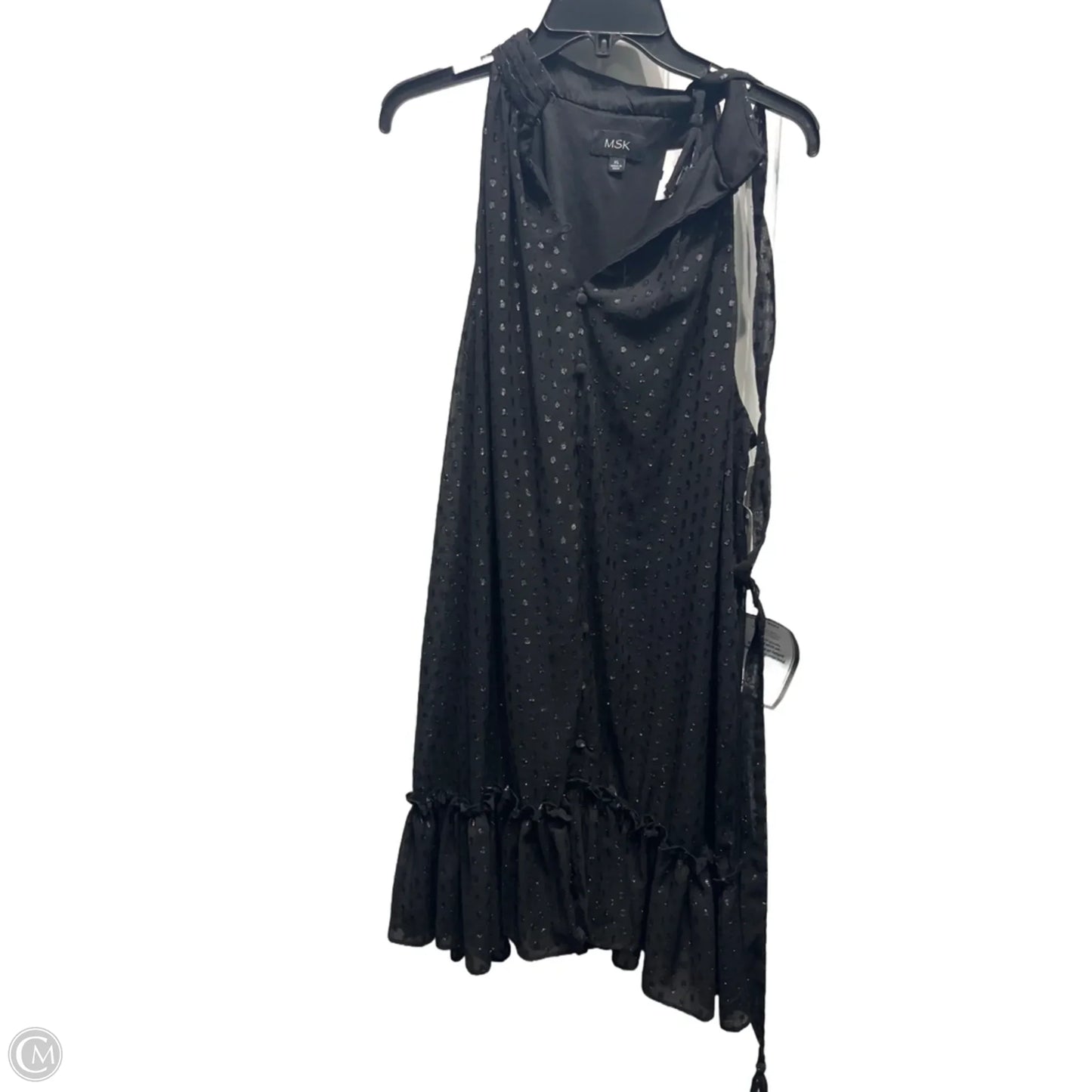 Dress Casual Short By Msk In Black, Size: Xl