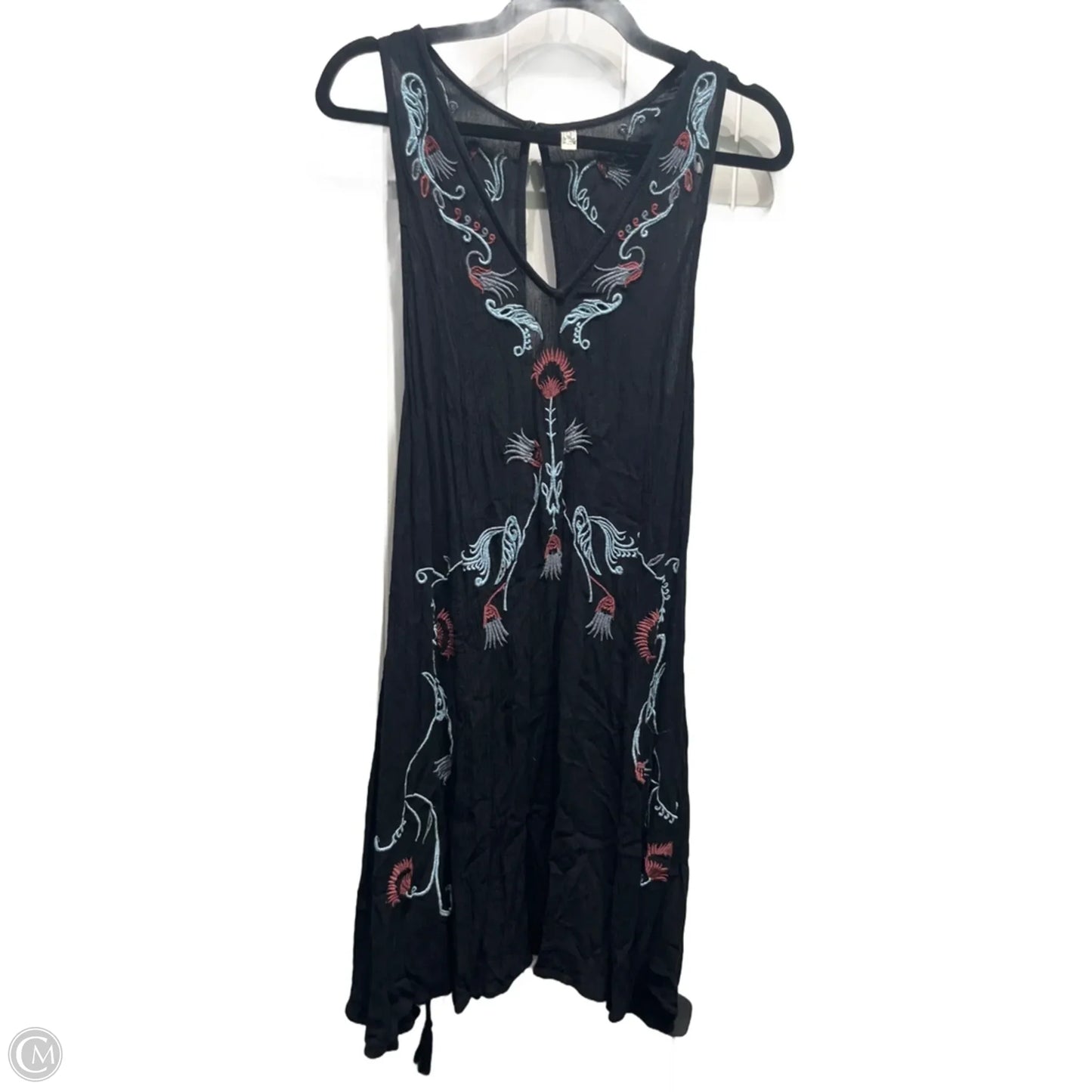 Dress Casual Short By Free People In Black & Blue, Size: M