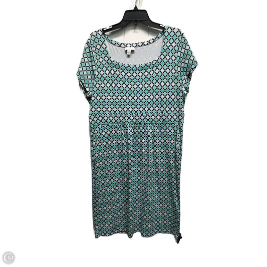 Dress Work By Charter Club In Blue & Green, Size: Xl