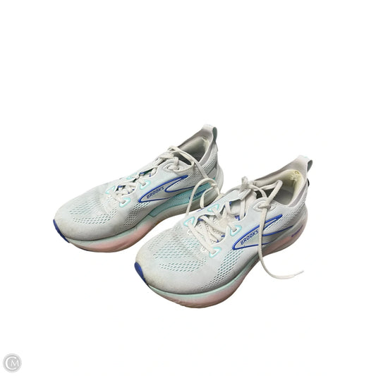 Shoes Athletic By Brooks In Blue & White, Size: 9