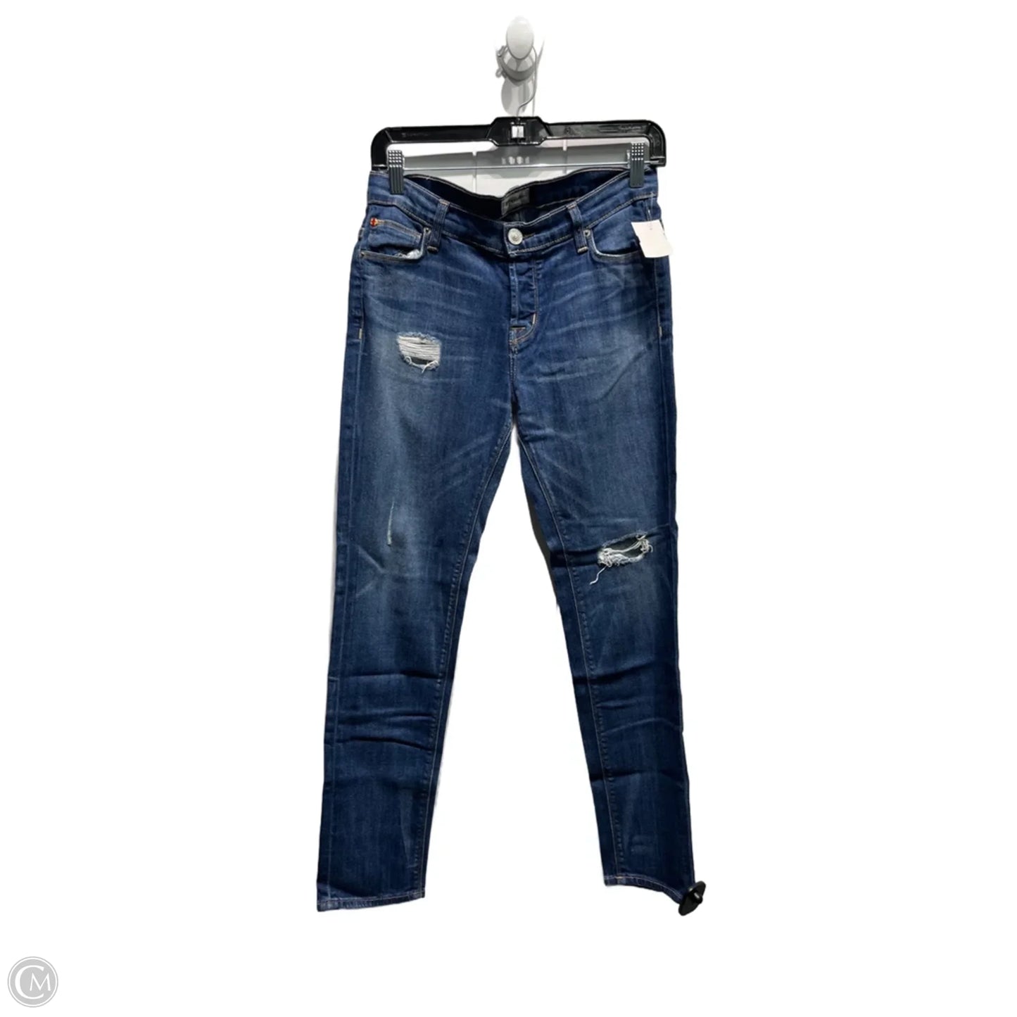 Jeans Straight By Hudson In Blue Denim, Size: 2