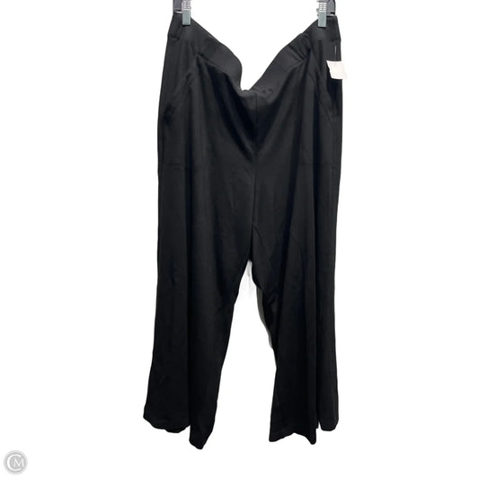 Pants Wide Leg By Max Studio In Black, Size: 2x