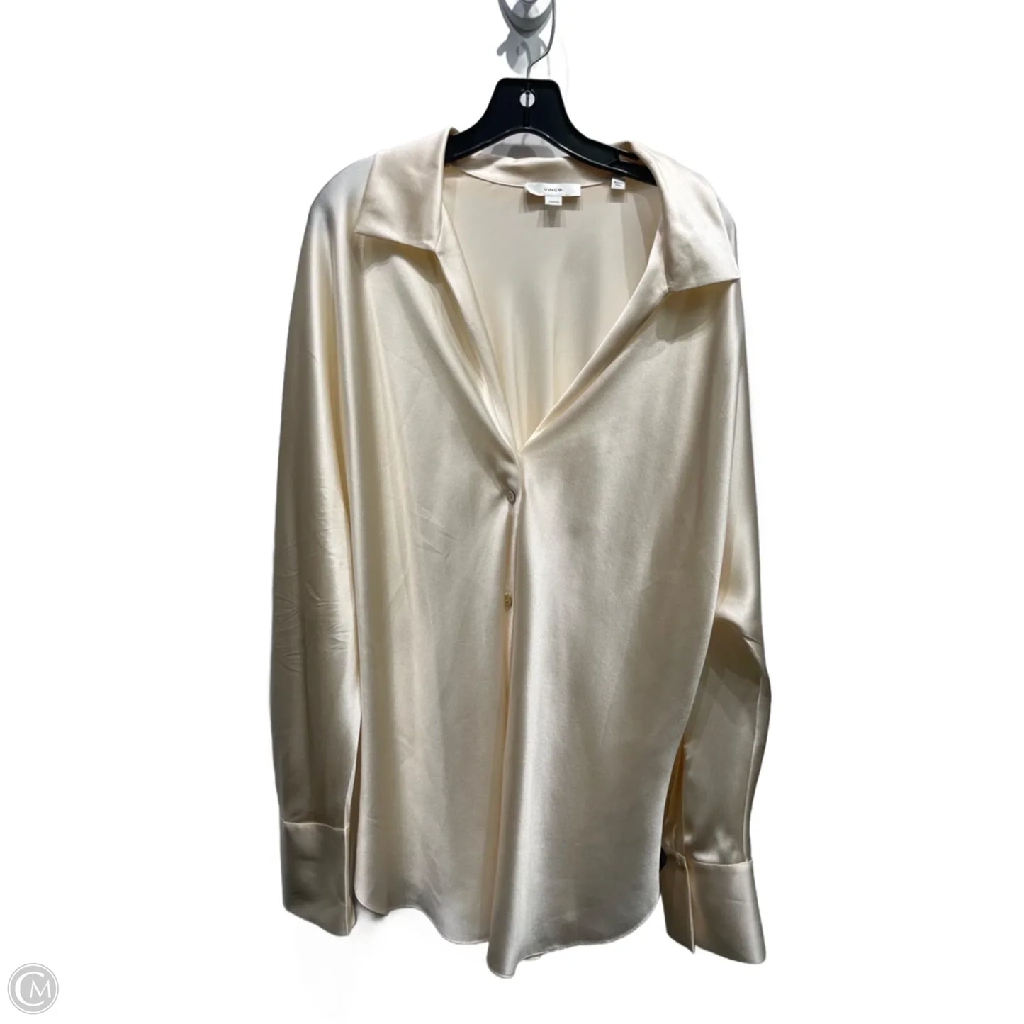 Blouse Long Sleeve By Vine & Love In Cream, Size: 2x