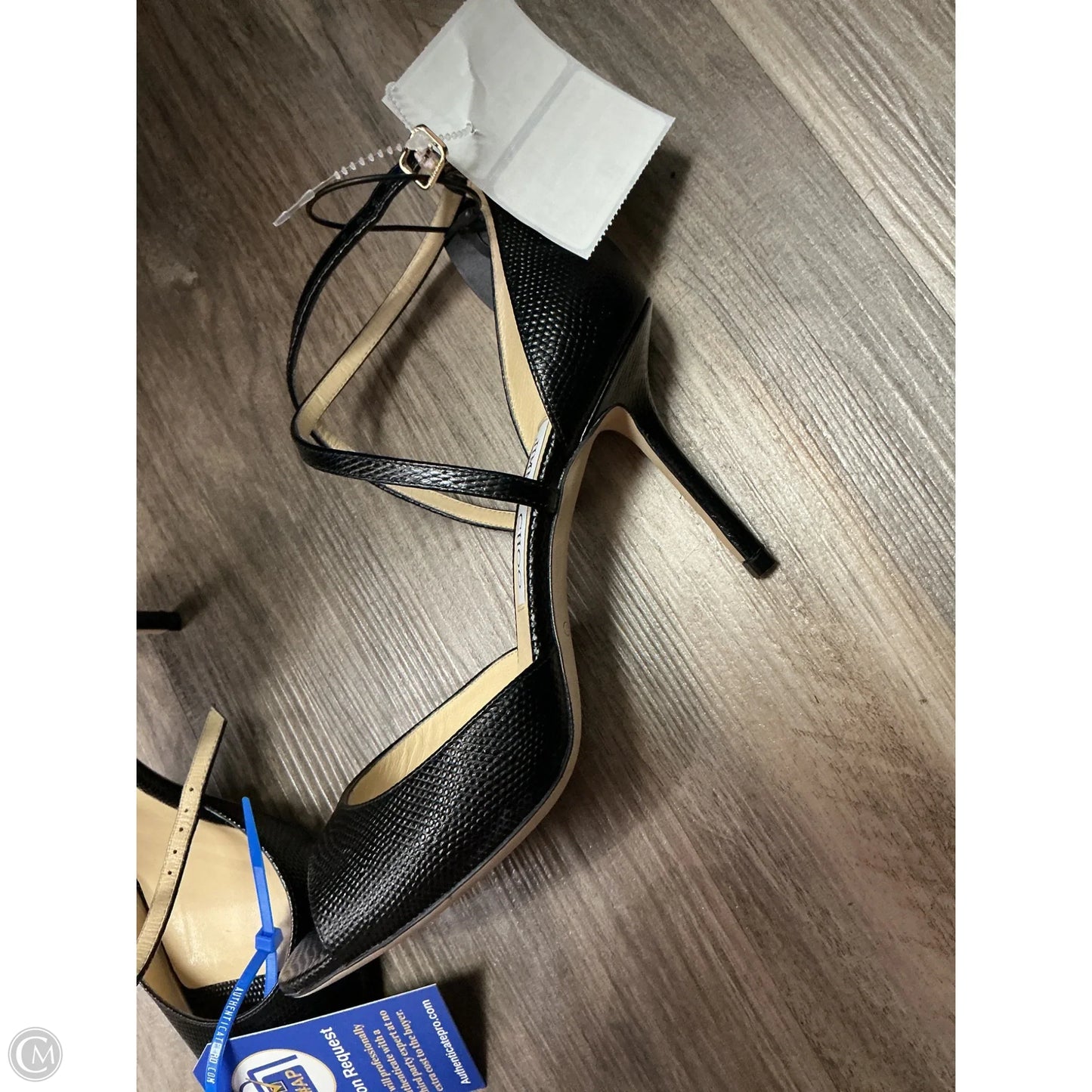 Shoes Luxury Designer By Jimmy Choo In Black, Size: 8