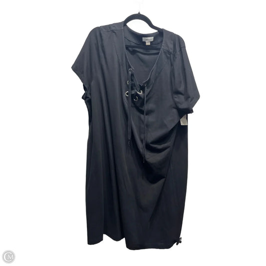 Dress Casual Short By Calvin Klein In Black, Size: 2x