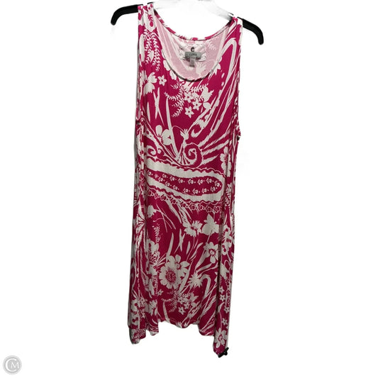 Dress Casual Short By Cupio In Pink & White, Size: Xl