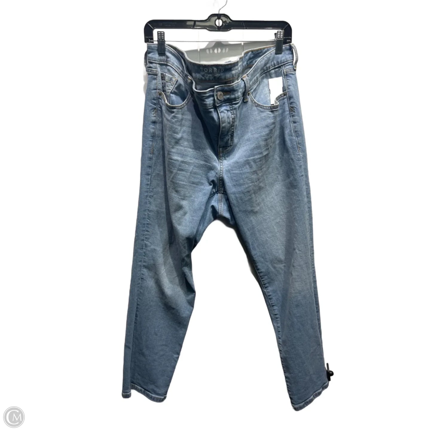 Jeans Skinny By Torrid In Blue Denim, Size: 16