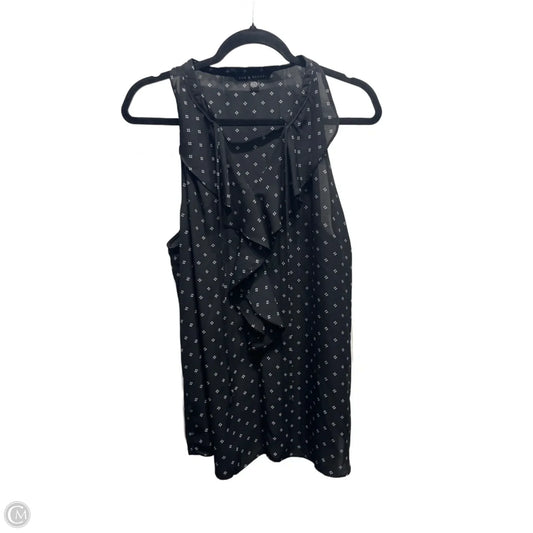 Top Sleeveless By Zac And Rachel In Black & White, Size: Xl