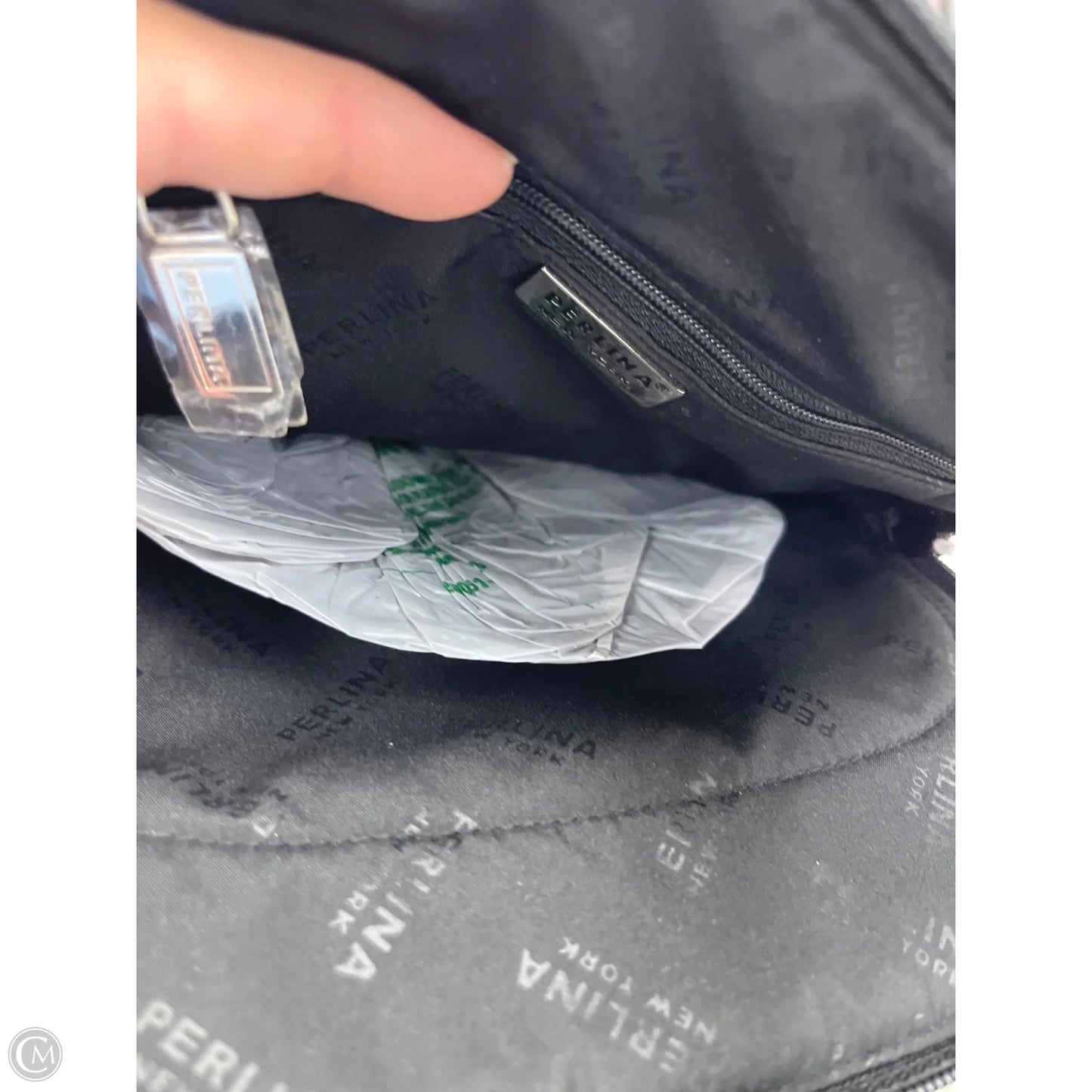 Backpack Leather By Perlina, Size: Medium