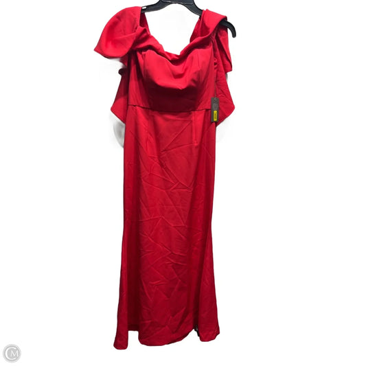 Dress Party Long By Vince Camuto In Red, Size: 6