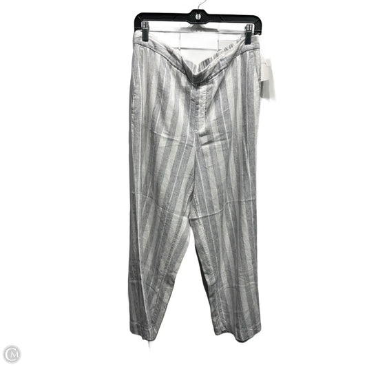 Pants Linen By Old Navy In Grey & White, Size: 12
