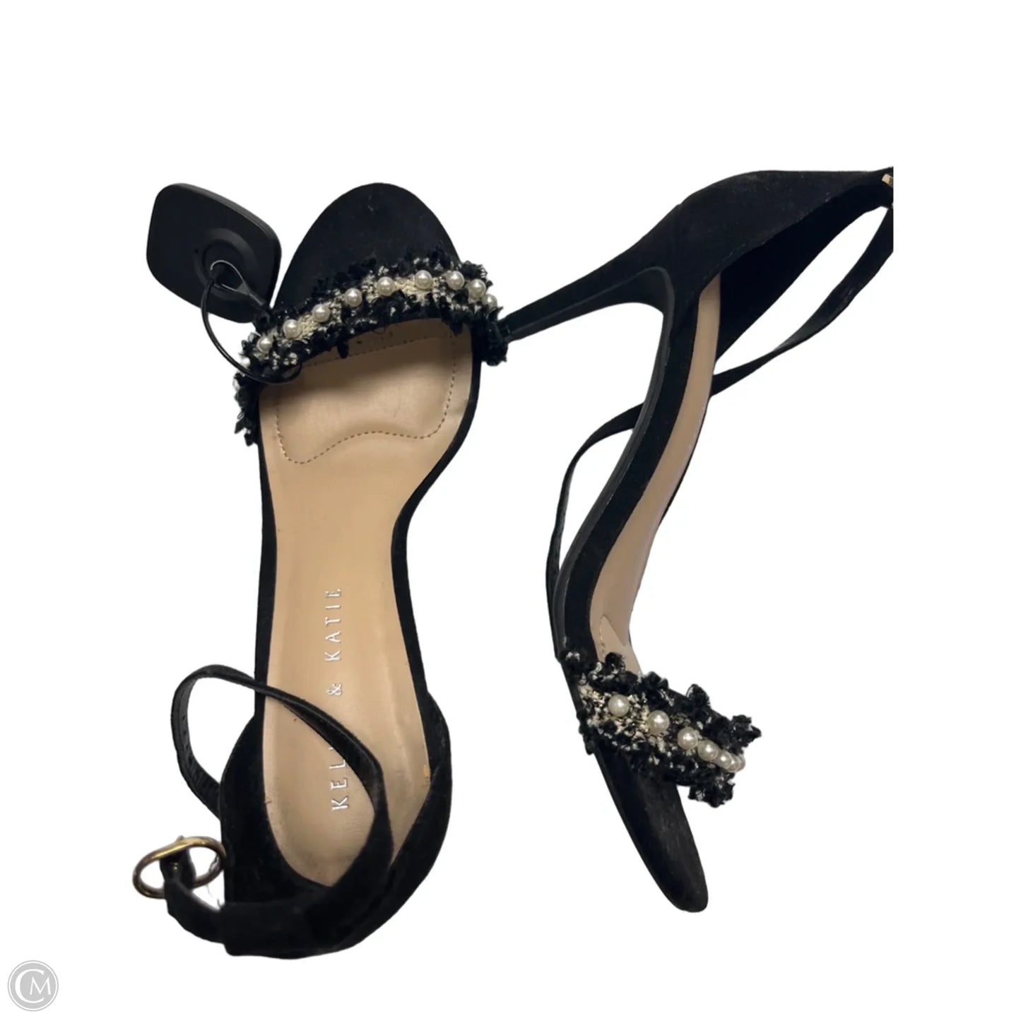 Sandals Heels Stiletto By Kelly And Katie In Black, Size: 7