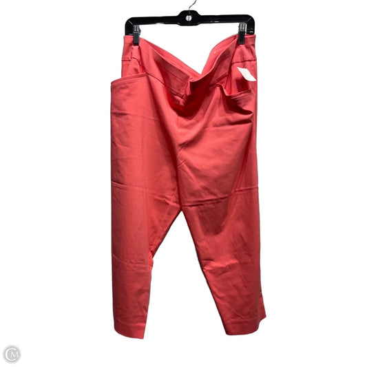 Capris By Chicos In Coral, Size: Xxl
