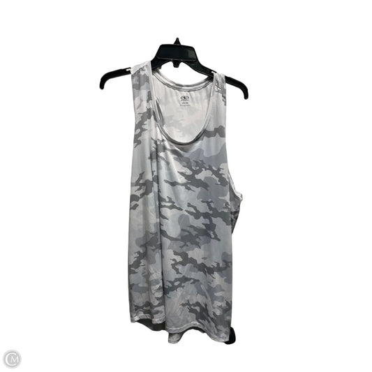 Athletic Tank Top By Athletic Works In Grey, Size: 22