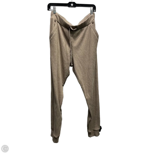 Athletic Pants By Alo In Tan, Size: L