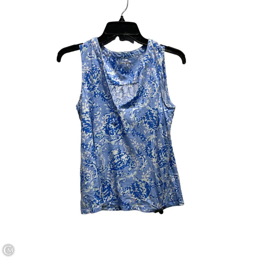 Top Sleeveless Designer By Lilly Pulitzer In Blue, Size: S