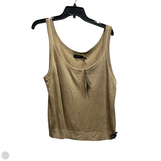 Top Sleeveless By Ralph Lauren Black Label In Tan, Size: Xxl