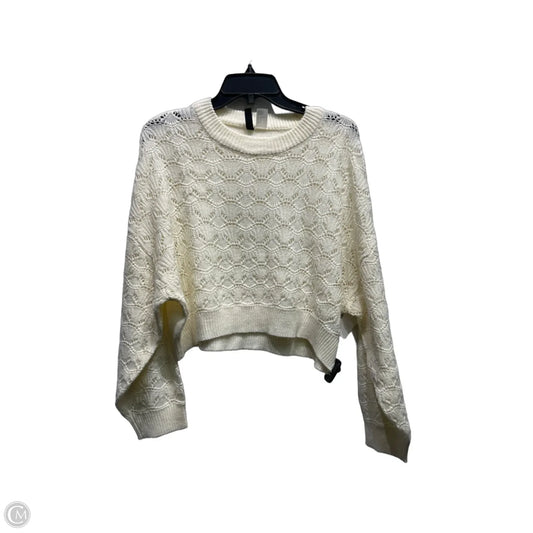 Sweatshirt Crewneck By Divided In Cream, Size: M