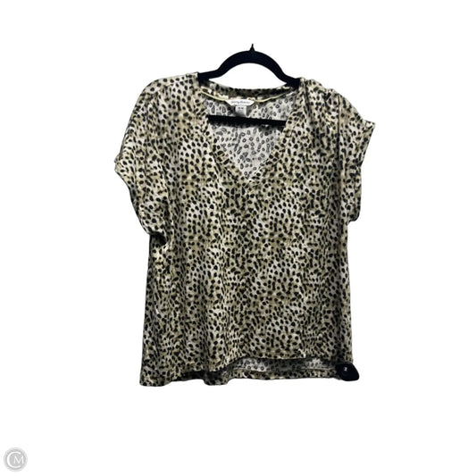 Top Short Sleeve By Tommy Bahama In Animal Print, Size: M