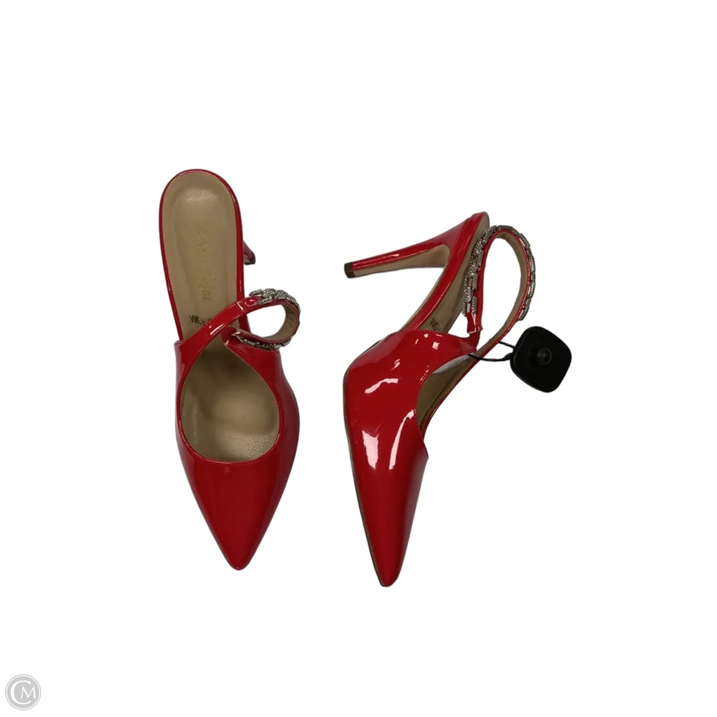 Shoes Heels Stiletto By chase & chloe -  In Red, Size: 9