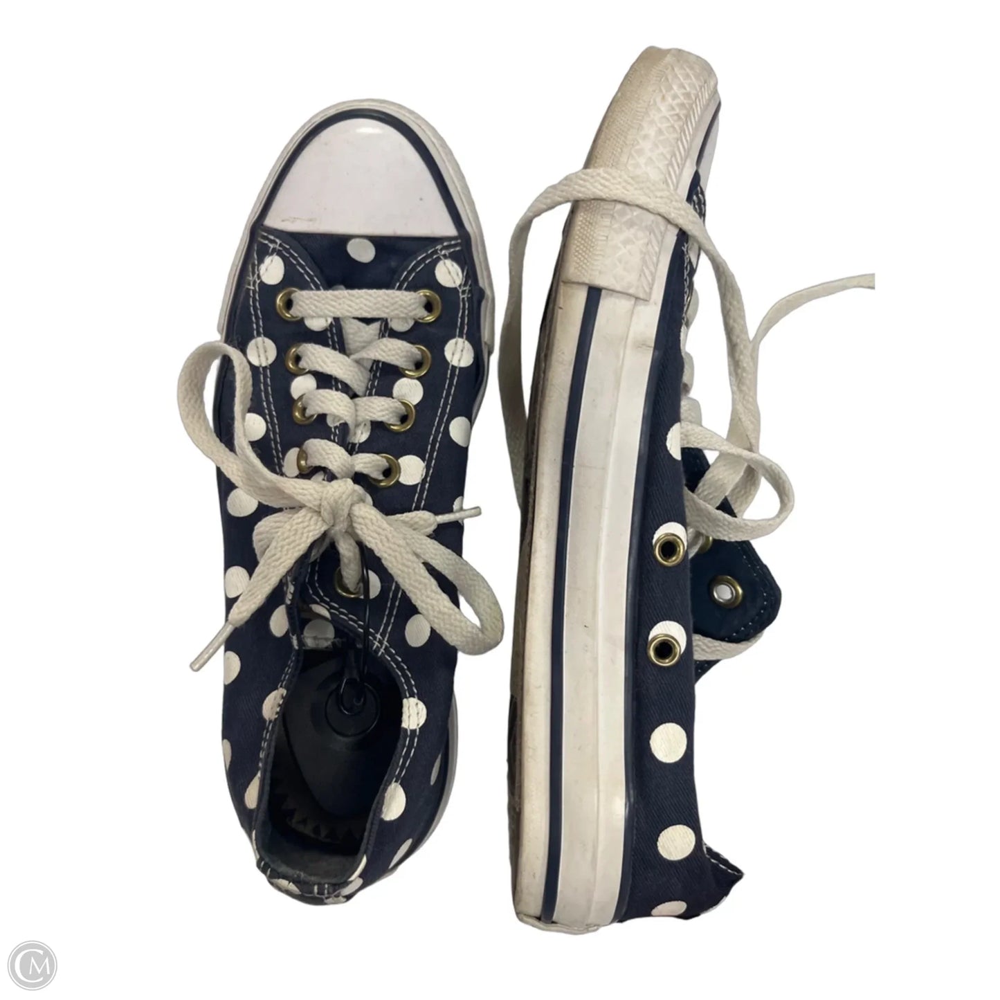 Shoes Sneakers By Converse In Blue & White, Size: 7