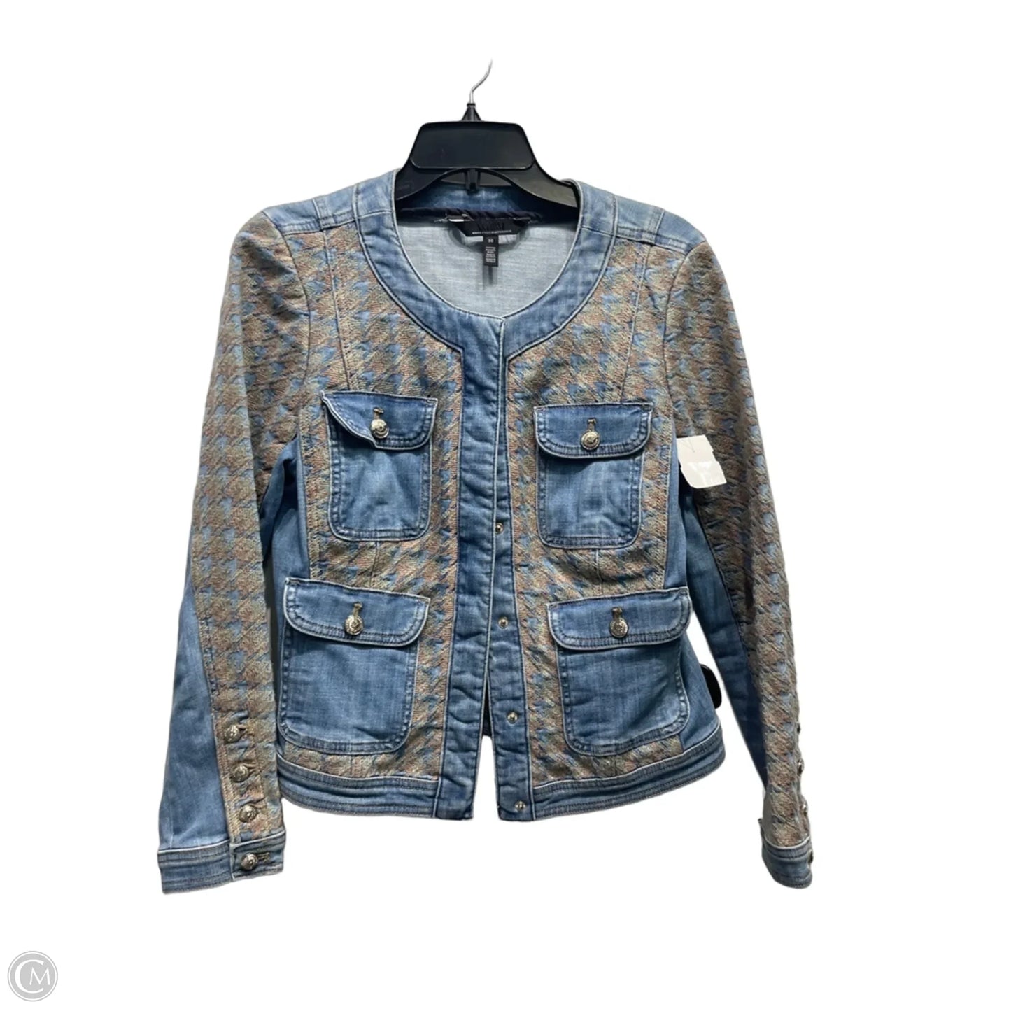Jacket Denim By White House Black Market In Blue Denim, Size: 10