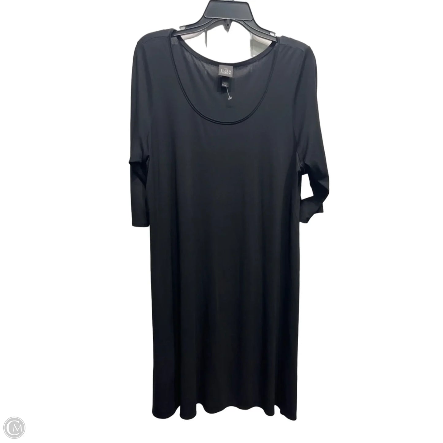 Dress Casual Short By Eileen Fisher In Black, Size: Xl