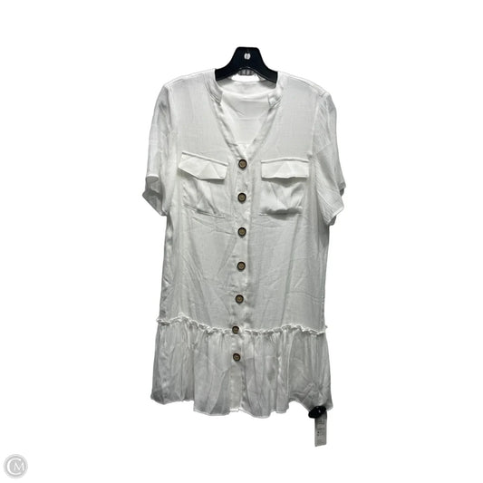 Swimwear Cover-up By Cupshe In White, Size: Xs