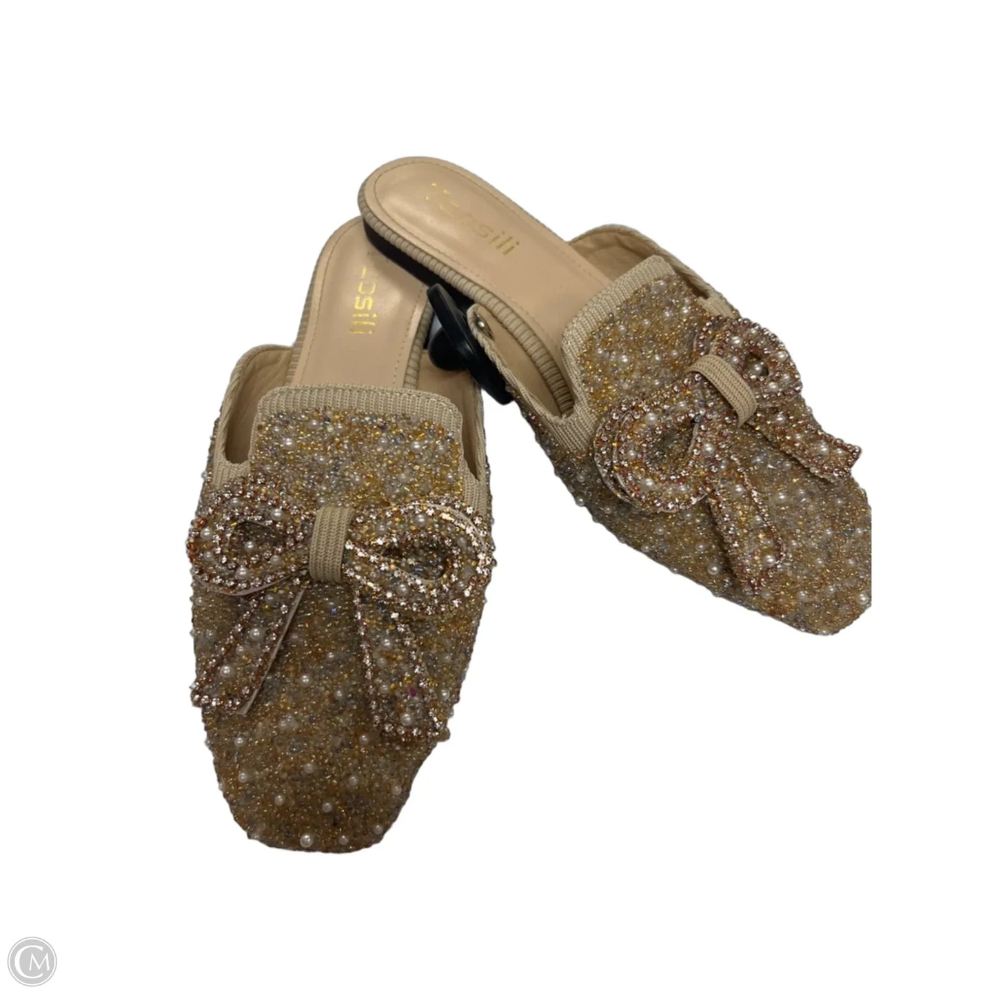 Shoes Flats By taosili In Gold, Size: 7