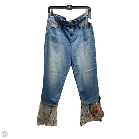 Jeans Flared By Hydraulic In Blue Denim, Size: 10
