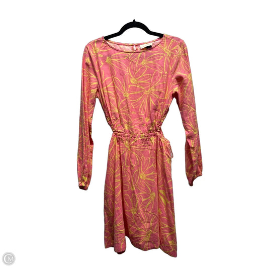 Dress Casual Short By Universal Thread In Pink & Yellow, Size: S