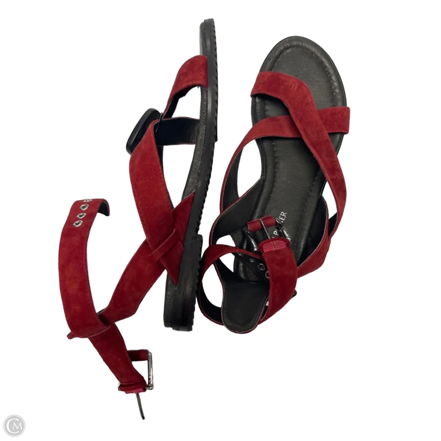 Sandals Flats By Donald Pliner In Red, Size: 7.5
